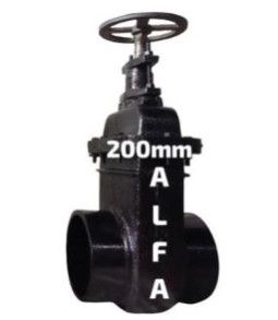 Cast Iron Plain Ended Sluice Valve