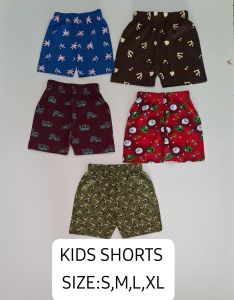 Printed New Born Baby Shorts, Color : Multicolor