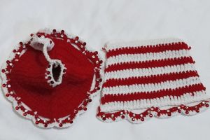 Laddu Gopal Ji Three Piece Dress Set Laddu Gopal Ji Three Piece Dress Set