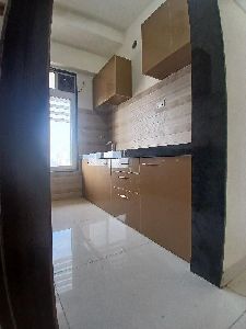 Plain Polished Wood Modular Kitchen Cabinets, Color : Brown, Creamy