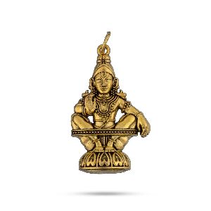 Ayyappa Dollar Brass Statue