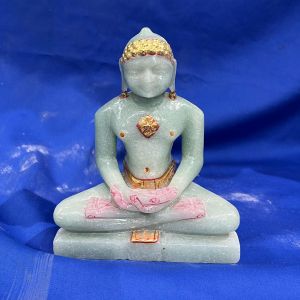 Handmade Marble Jain Mahaveer Statue