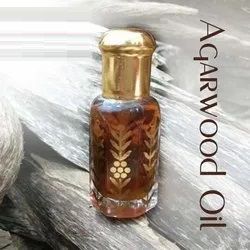 Indian Agarwood Oil, Color : Dark Brown for Aromatherapy, Perfumery