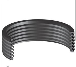 Rubber Chevron Packing, Color : Black for Industrial