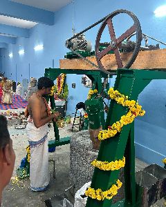 Cold Press Oil Extraction Machine Power Ghana Stone Chekku