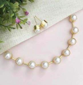 Anushma Pearl Choker Necklace Set