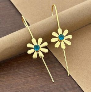 Daisy Drop Cuff Earrings