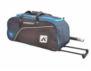 Black Junior Trolley Cricket Kit Bag