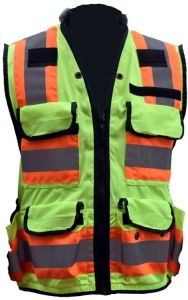 Customized Safety Vest Jacket With Multiple Utility Pocket