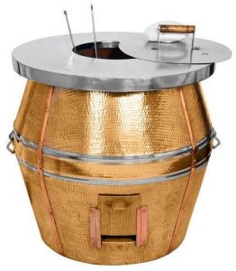 Hammered Copper Tandoor