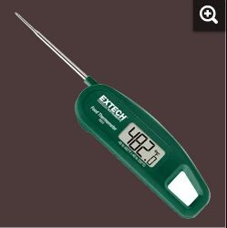 TM55 Waterproof Pocket Fold-Up Food Thermometer, Brand Name : Extech