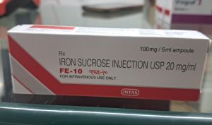 FE10 Iron Sucrose Injection, Packaging Type : Box