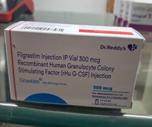 Grastim 300mg Filgrastim Injection, Packaging Type : Box