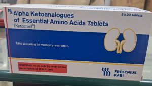 Ketosteril Alpha Ketoanalogue Tablet, Packaging Type : Box