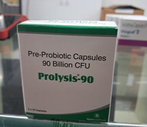 Prolysis 90 Pre Probiotic Capsule, Packaging Type : Box