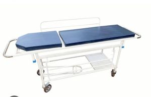 Steel Patient Examination Table, Color : White, Blue