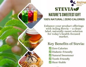 Natural Stevia Extract, Form : Powder For Food Additives