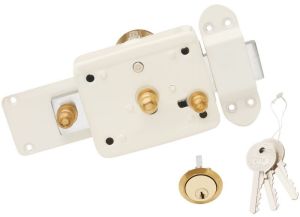 Polished Gate Locks GL-2050, Color : Silver