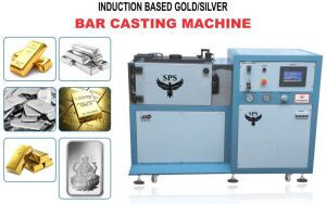 SPS Induction Gold & Silver Bar Casting Machine