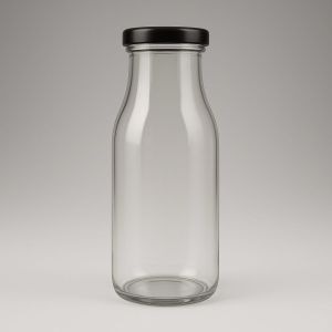 200ml Ultra Clear Glass Milk Bottle