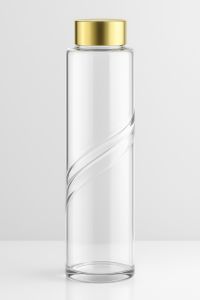 Twirl 750ml Ultra Clear Glass Water Bottle