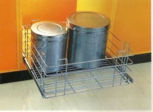 Stainless Steel Grain Trolley Basket