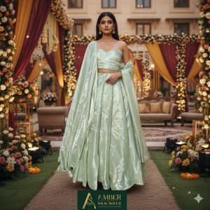 Premium Jimmy Chu Lehenga Choli Fabric