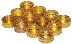 Metal Round Tea Light Candle Holder Standard for Home Decor