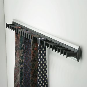 Metal & Plastic Plain Pull Out Tie Rack, Brand Name : Gentech