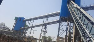 MS SS Polished Rubber Belt Conveyors, Color : Multicolour