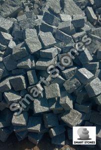 Smooth Natural Stone Black Cobbles for Landscaping