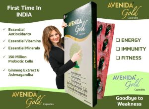 AVENIDA GOLD Energy Booster Capsules, Color : Green