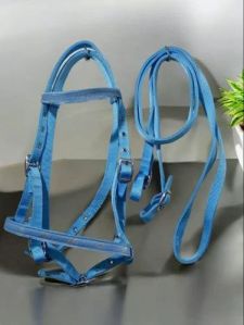 Plain Nylon Blue Horse Bridle, Thickness : 5-10mm