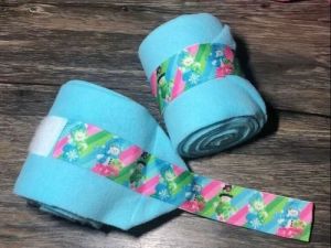 Nylon Horse Riding Blue Bandages, Color : Green