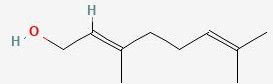 Geraniol, Color : Pale Yellow, Form : Liquid