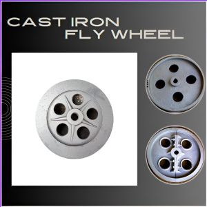 DEEPSHIKHA Cast Iron Flywheel, Color : Grey 20-40inch, Grade : BS