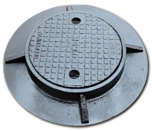 Cast Iron Circular Manhole Cover - 175 KG