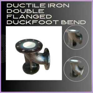 Ductile Iron Double Flanged Duckfoot Bend