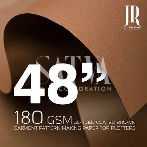 180 GSM 48 Inch Glazed Pattern Paper Rolls