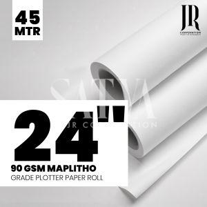 90 GSM 24 Inch 45 Mtr Maplitho Plotter Paper