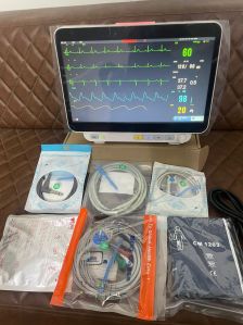 50HZ Patient Monitor, Color : White, Screen Size : 14inch