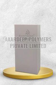 Axardeep White Rectangle Polyvinyl Chloride Plain PVC Foam Board