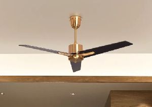 Metal Body, Black Finish Wooden Blades) Ceiling Fan