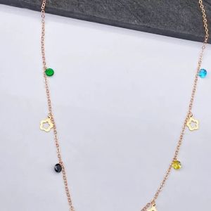 Rainbow Rhapsody Women Silver Chains, Color : Multi-color