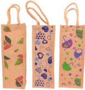 Jute Bag Bottle Stylish