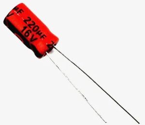 220uF 16V Electrolytic Capacitor