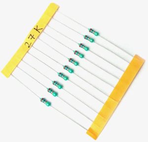 27K Ohm, 1/4 Watt Resistor With 5% Tolerance (Pack Of 10)
