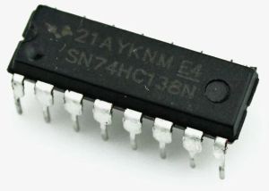 74HC138 IC - 3:8 Line Decoder/demultiplexer IC