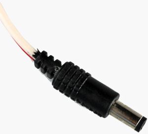 DC Male Jack Connector With Cable Wire