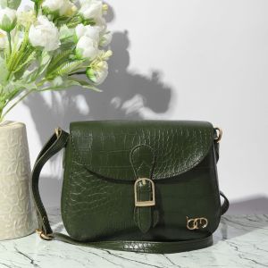 Croc-embossed Ladies Sling Bag